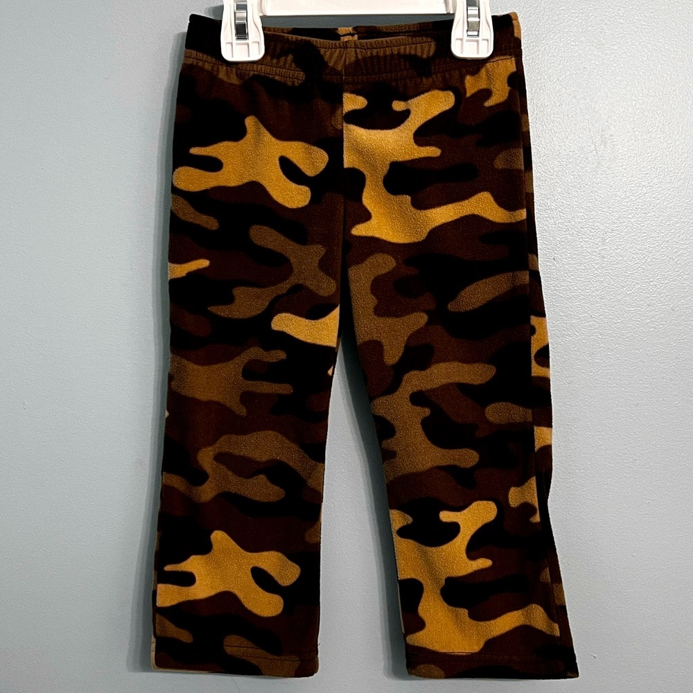 Carters Boy’s 24 Months Brown/Tan Camouflage Fleece Pants